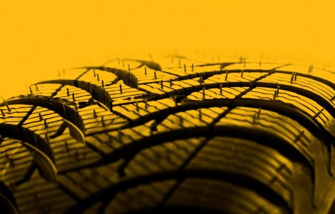 Close up photo of car tyre